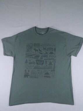 Chowdaheadz Washington State Graphic T Shirt L Pacific Northwest PNW Outdoor